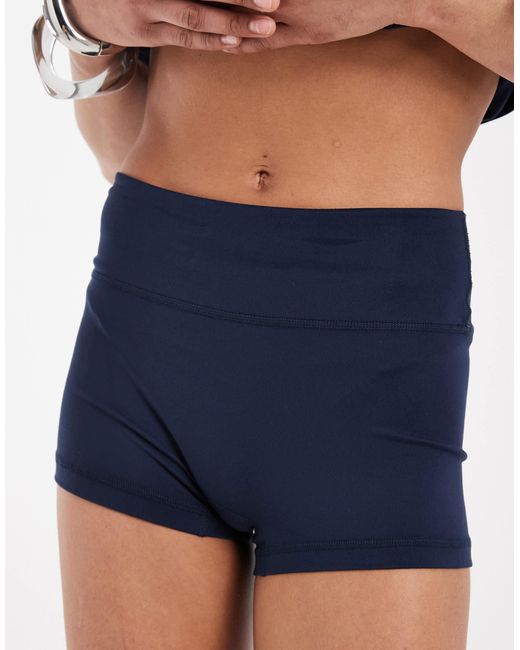 Hollister Blue Basic Micro Shorts