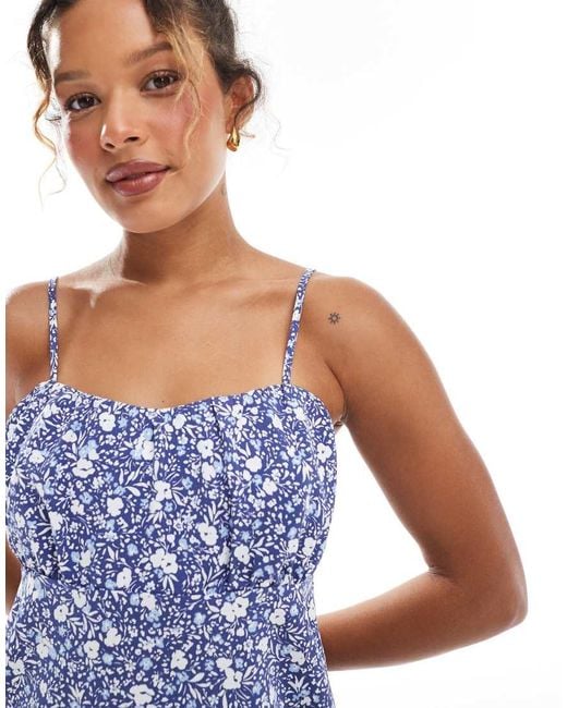 ONLY Blue Cami Mini Dress