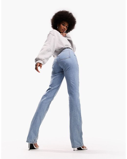 ASOS Asos Design Tall 90's Straight Jean in Blue | Lyst Canada