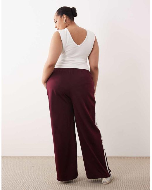 Adidas Originals White Plus Firebird Loose Track Pants
