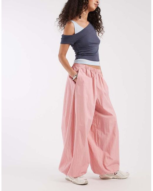ASOS Pink Pull On Balloon Pants