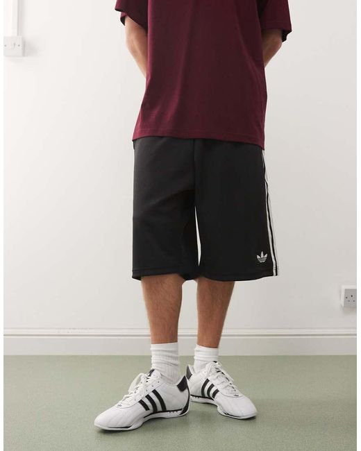 Adidas Originals Black Oversized Shorts for men