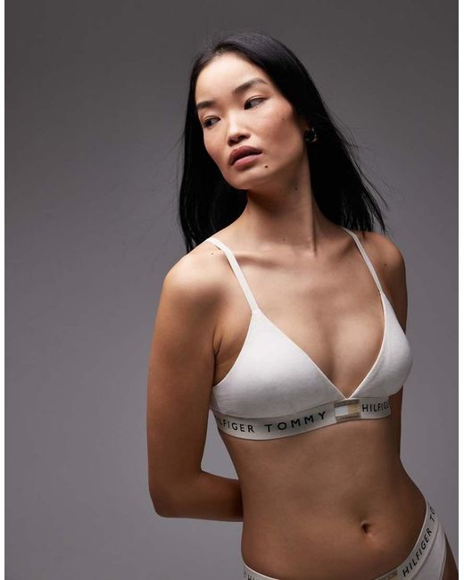 Tommy Hilfiger Brown Heritage Triangle Bra