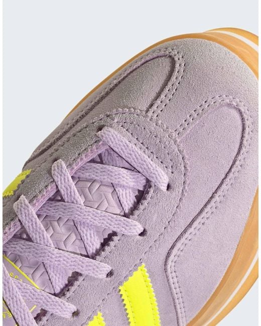 Gazelle stack - baskets à plateforme - lavande et jaune Adidas Originals en coloris Multicolor