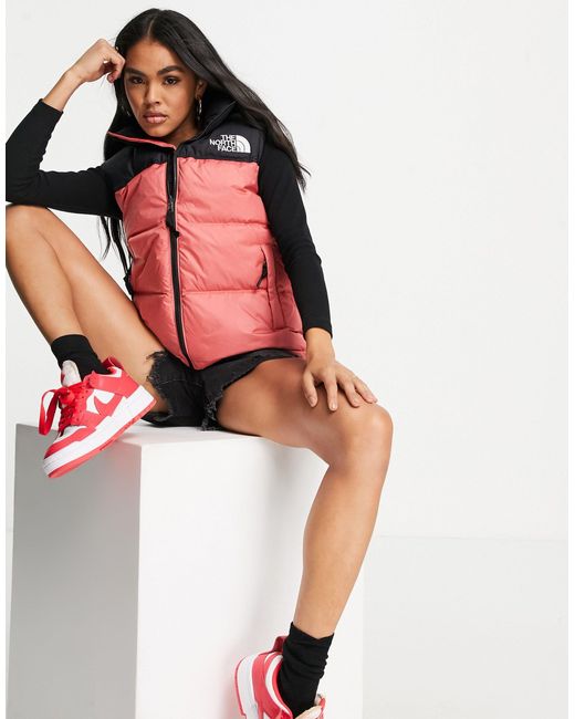 north face nuptse 1996 women's pink
