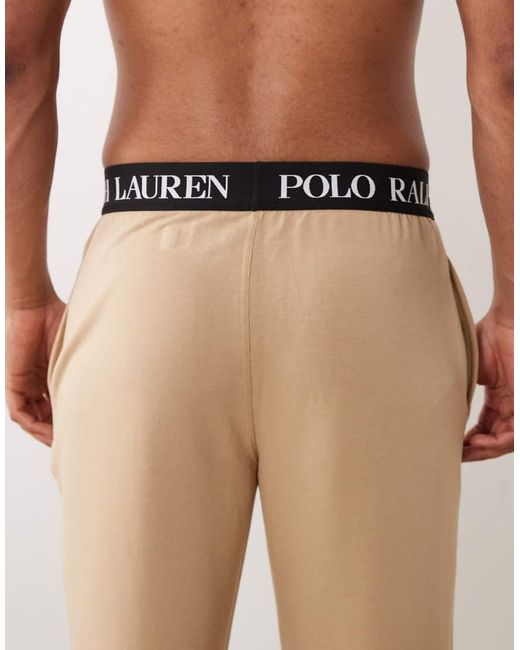 Polo Ralph Lauren Natural Crest Logo Jersey Sleep Short for men