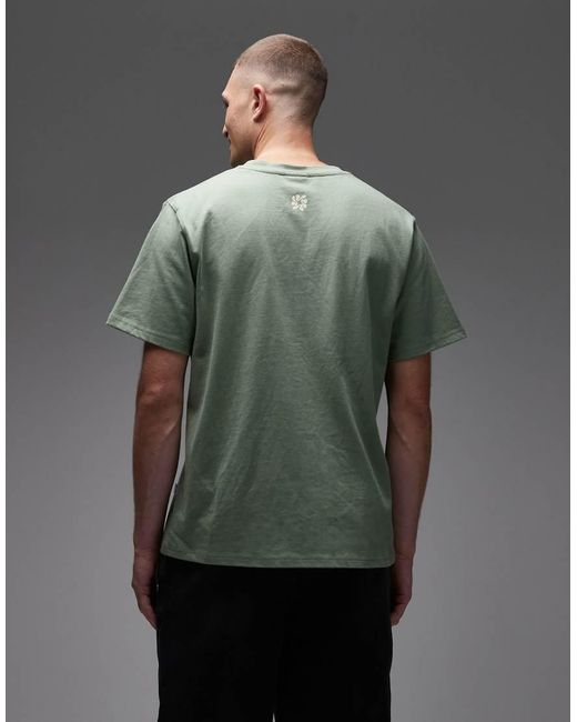 Rhythm Green T-Shirt for men