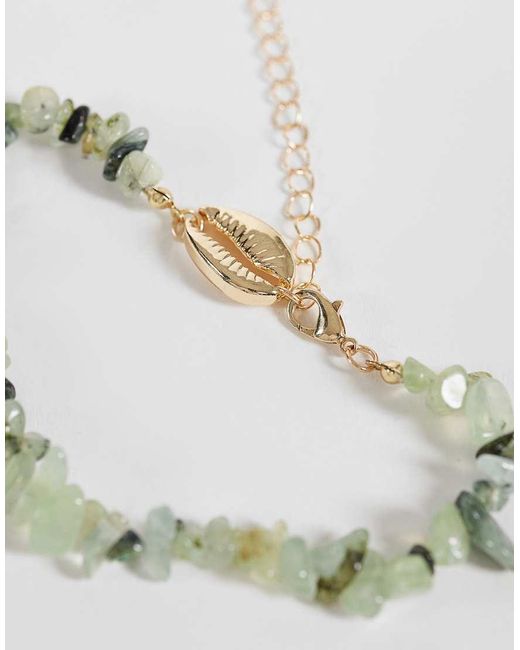 ONLY Metallic Beads Anklet