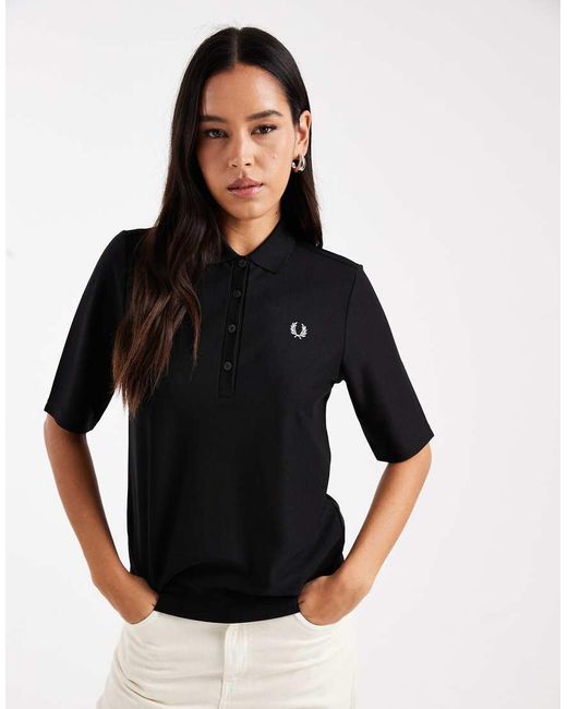 Fred Perry Black Polo Shirt