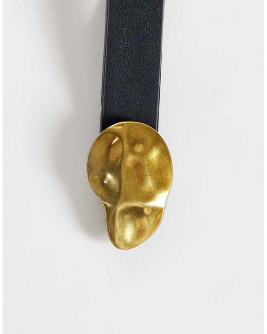 Vero Moda Multicolor Hammered Buckle Belt