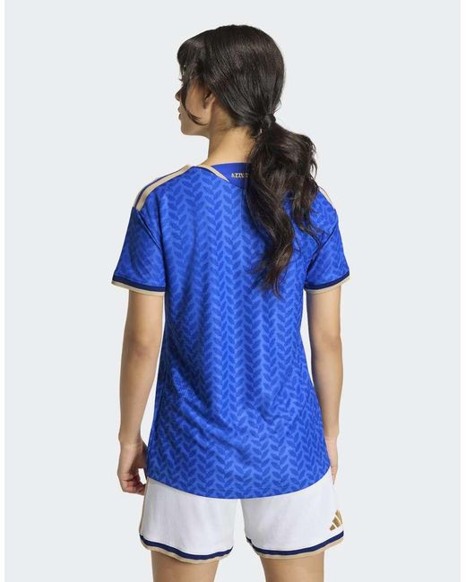 Adidas Originals Blue Italy 26 Team Home Authentic Jersey