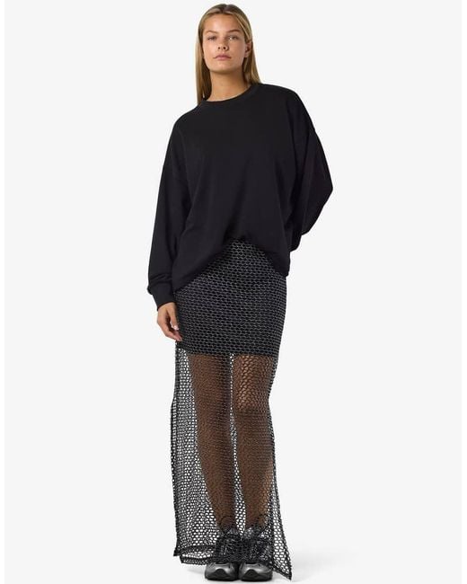 Noisy May Black Maxi Skirt