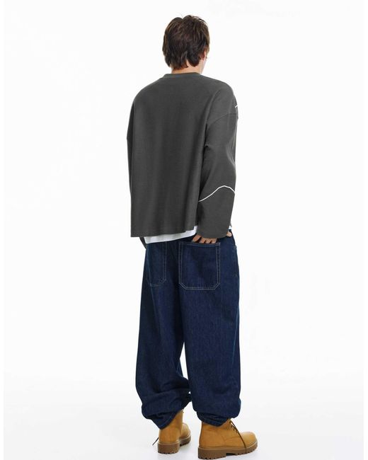 Stwd - sweat à cordon Pull&Bear pour homme en coloris Gray