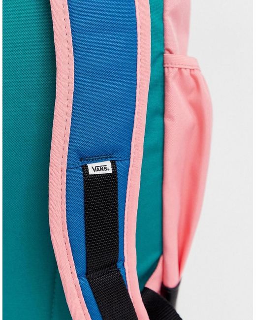 Vans Patchwork Graphic Backpack in Pink, Yellow & Light Blue Vans x Nightmare Before Christmas Sally | Mercari main image 4