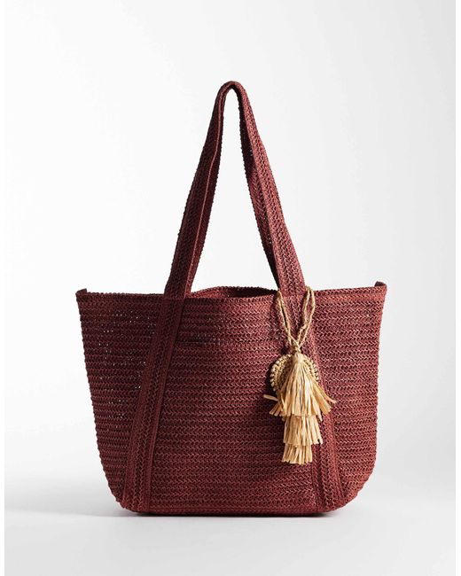 Mango Red – bast-tragetasche