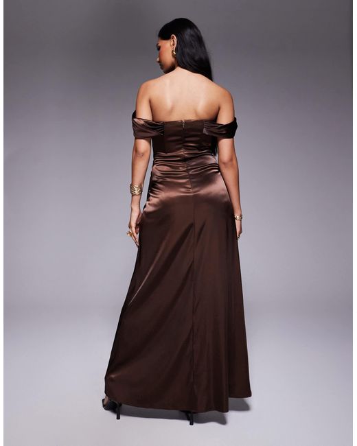 brown maxi dress corset Stretch Raffia Belt Band main image 0