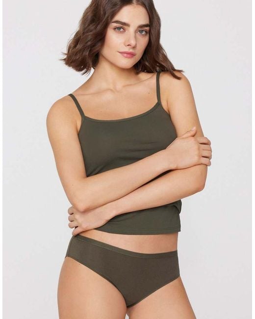 Tezenis Gray Cotton Knickers