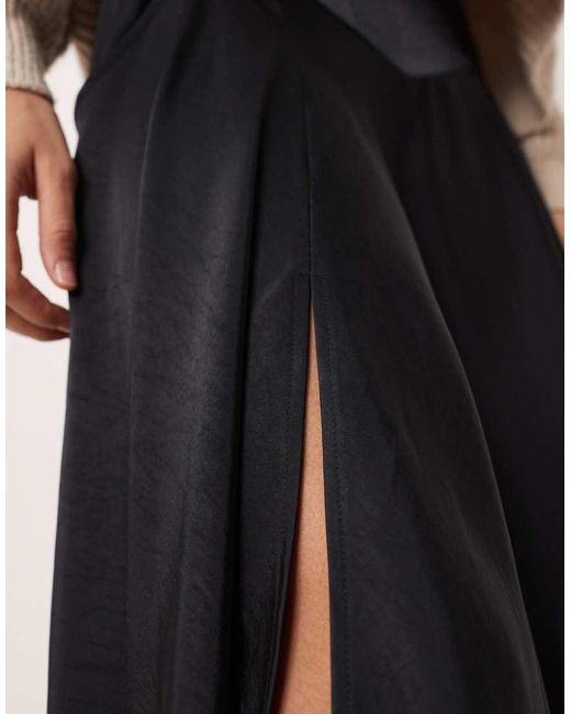 Free People White Chilco Maxi Skirt With Side Split