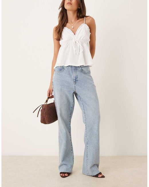 Brave Soul Blue Straight Leg Jeans