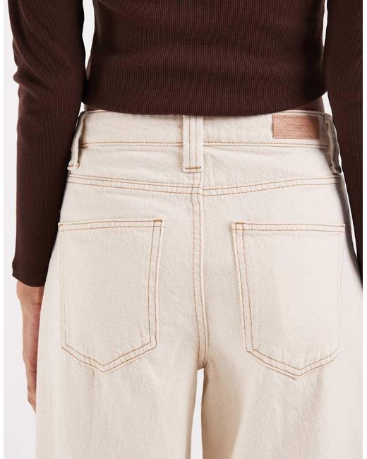 ONLY Brown Frankie High Waist Barrel Jeans