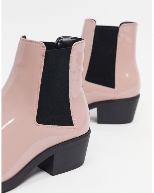 mens pink chelsea boots
