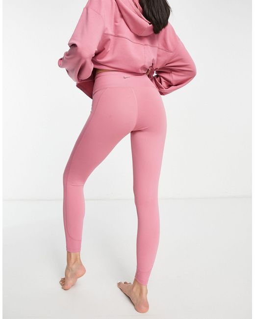 Nike Pink Nike yoga – dri-fit – 7/8-leggings