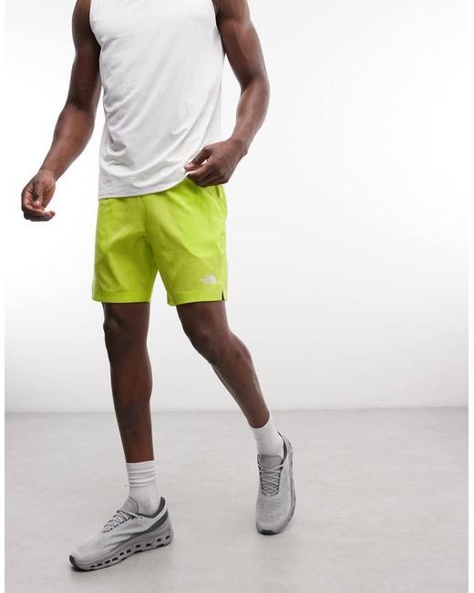 The North Face White 24/7 Logo 7" Shorts for men