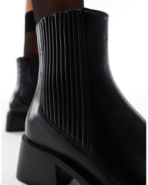 SIMMI Black Simmi London Wide Fit Greyson Ankle Boot