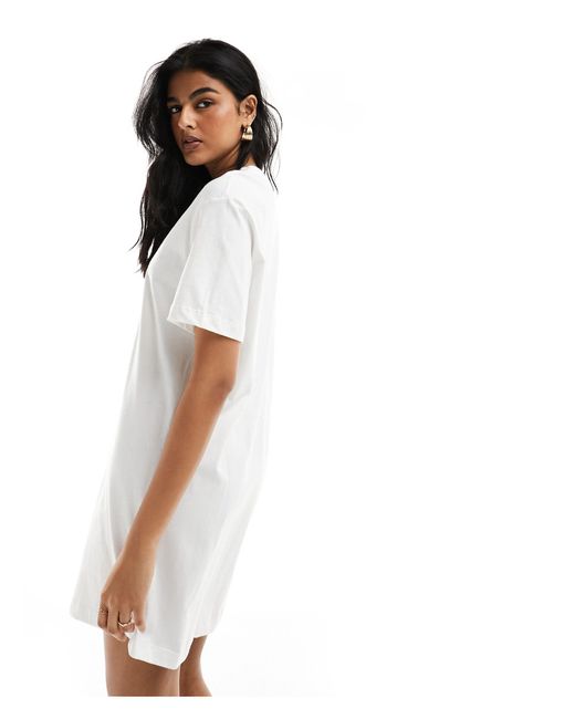 Nike White Essential Midi Dress