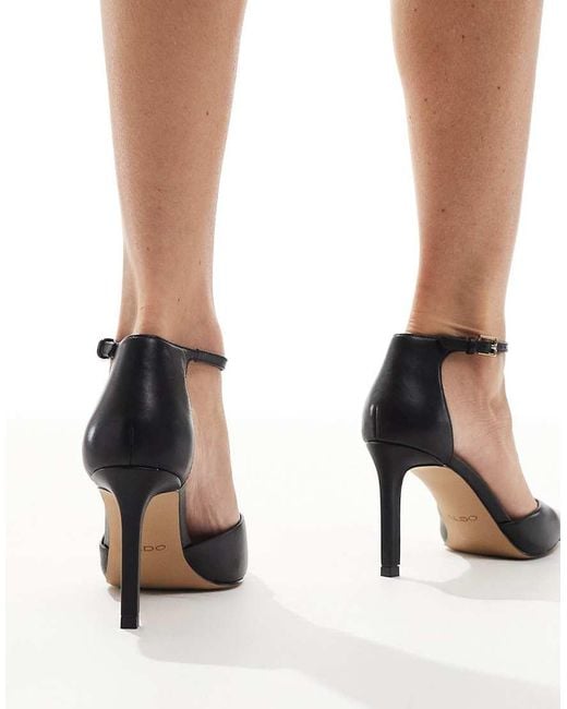 ALDO Black Merlo Heeled Court Shoes