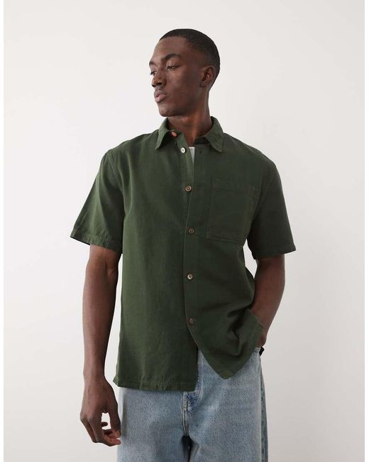 Paul Smith Green Short Sleeve Casual Fit Shirt for men