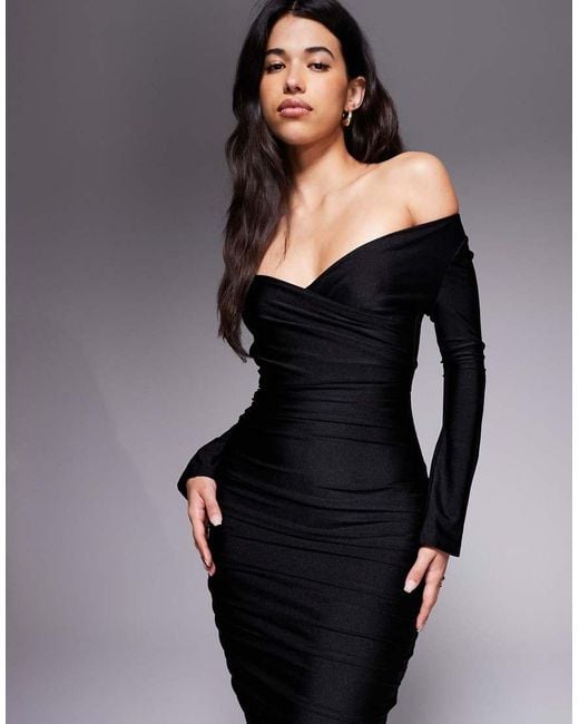 Ruched & Ready You Wish in het Black