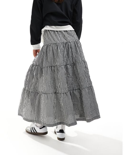 Jupe longue vichy new arrivals