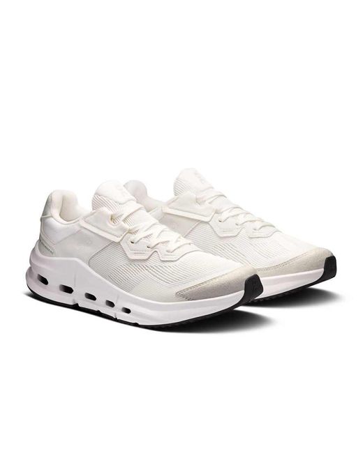 On Shoes White Cloudnova Rift Lifestyle Trainer