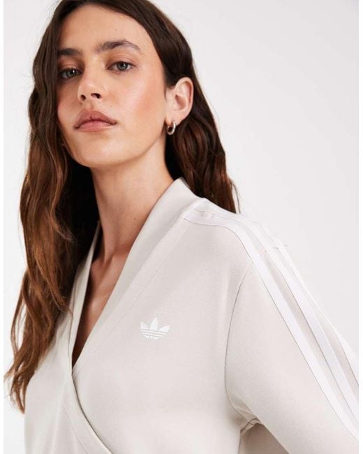 Adidas Originals Natural X Jennie Superstar Wrap Top