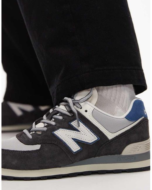 New Balance Black 574 Unisex Trainers