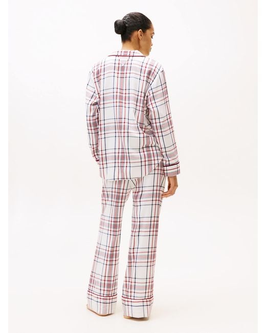 Tommy Hilfiger White Essential Pyjama Und Hausschuhe
