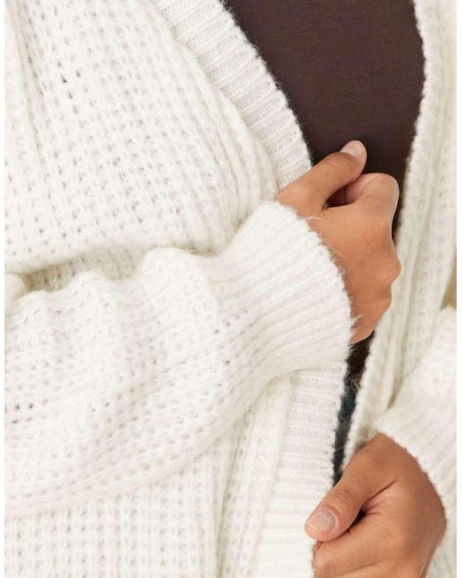 Glamorous Natural Long Sleeve Cardigan