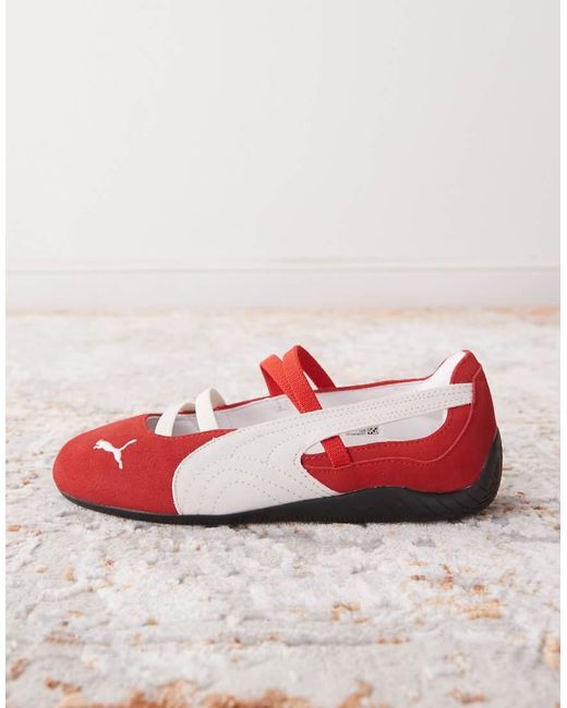 Bailarinas Rojas Speedcat De PUMA de color White
