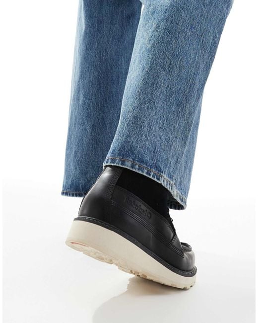Timberland – mid – wasserdichte schnürstiefel aus vollnarbenleder in Blue für Herren