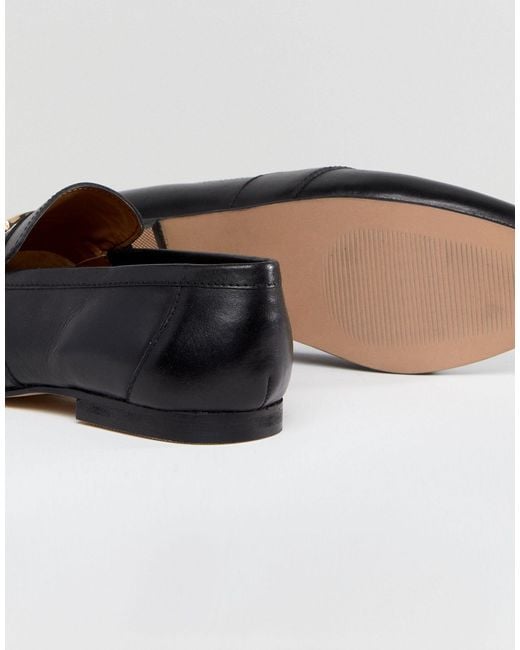 asos movement leather loafers