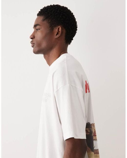ASOS White Oversized T-shirt With Guinness Print for men