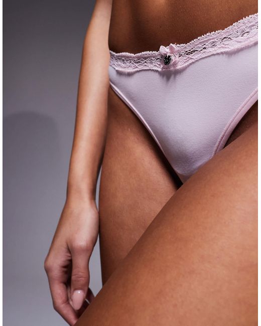 Elevated essentials - string - poudré Boux Avenue en coloris Pink