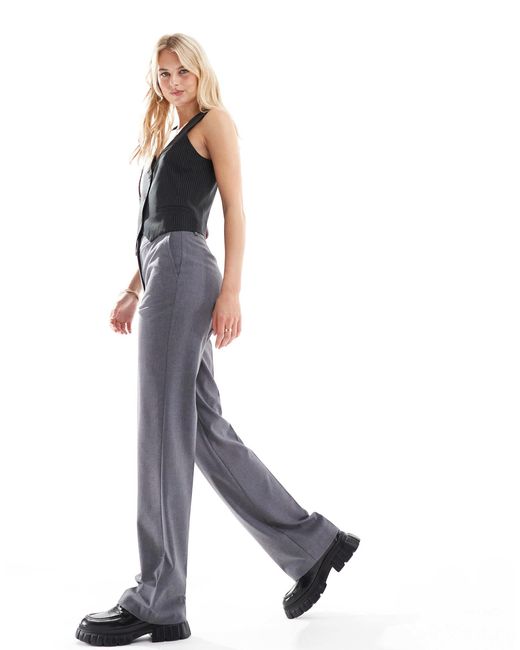 ASOS Blue Asos Design Tall Tailored Slim Straight Trousers