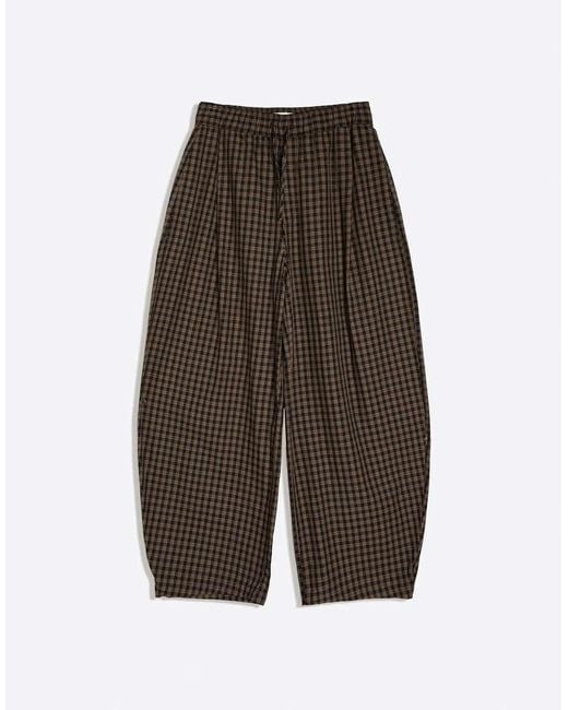 Bershka Black Check joggers for men