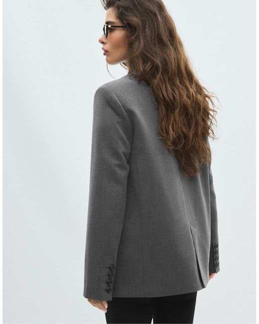 Stradivarius Black Asymmetric Blazer