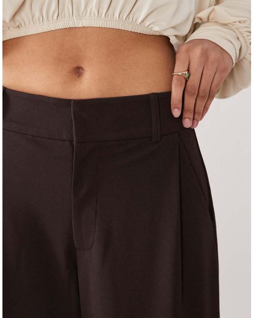 JDY Tall Blue Wide Leg Tailored Trousers