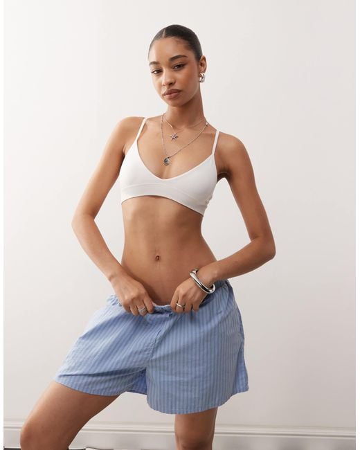 Weekday Natural Soft Seamless Triangle Bra