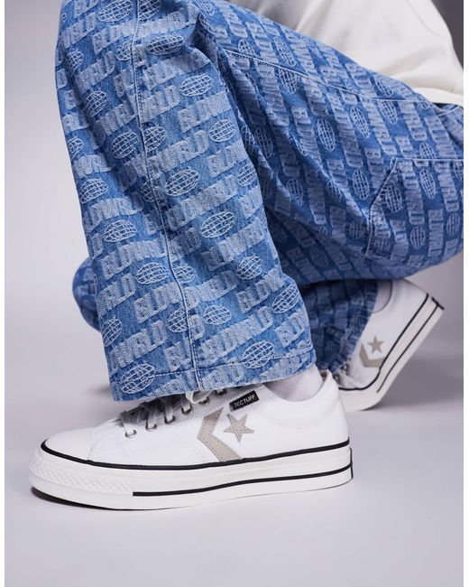 Converse White Star Player 76 Tectuff Sneakers