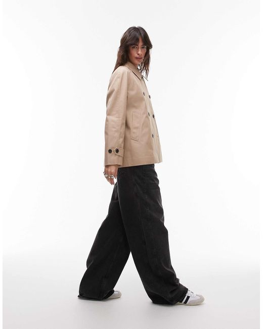 Tommy Hilfiger Natural – wasserabweisender, kurzer trenchcoat
